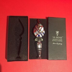 Murano glass bottle stopper.